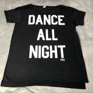 VS PINK “Dance All Night” Bedazzled Bed Shirt